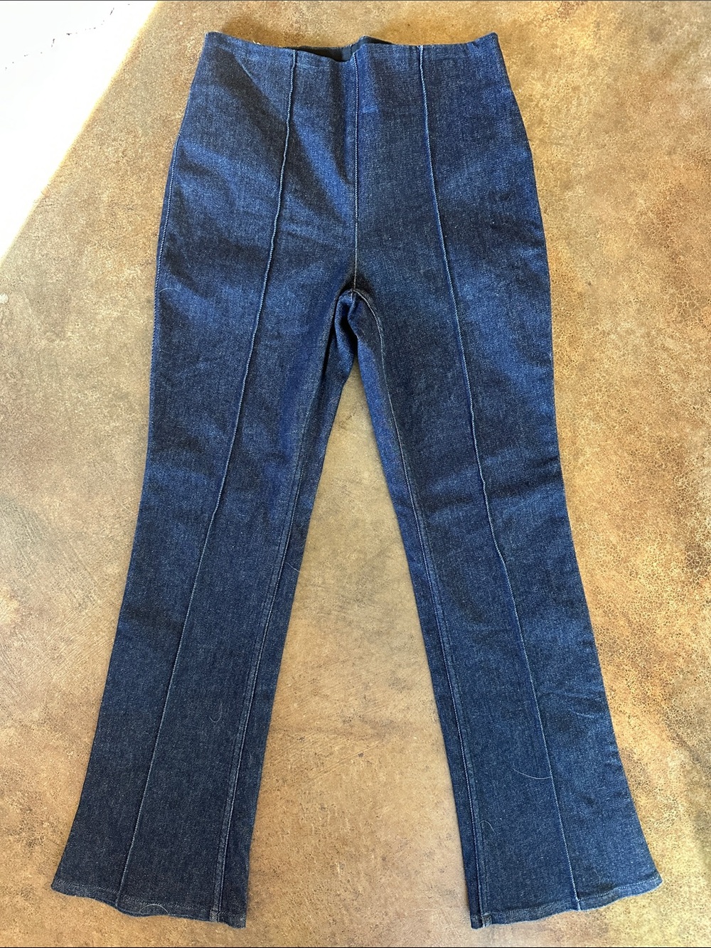 SPANX Indigo High-Rise Flare Jeans